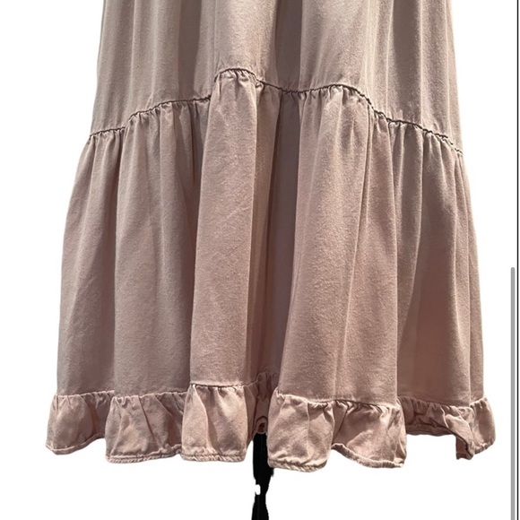 American Eagle blush nude pink spaghetti strap baby doll tunic top size small - Picture 3 of 9